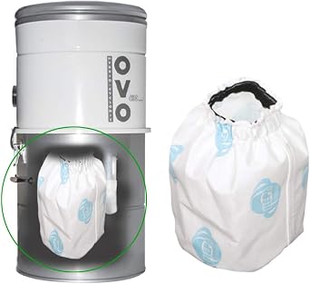 OVO HEPA Filter Bag, 8 Litre, Prevent Allergie, Fits OVO-700/630/550-18B/18V/25H, NADAIR-600/700-AL-22, WHITE