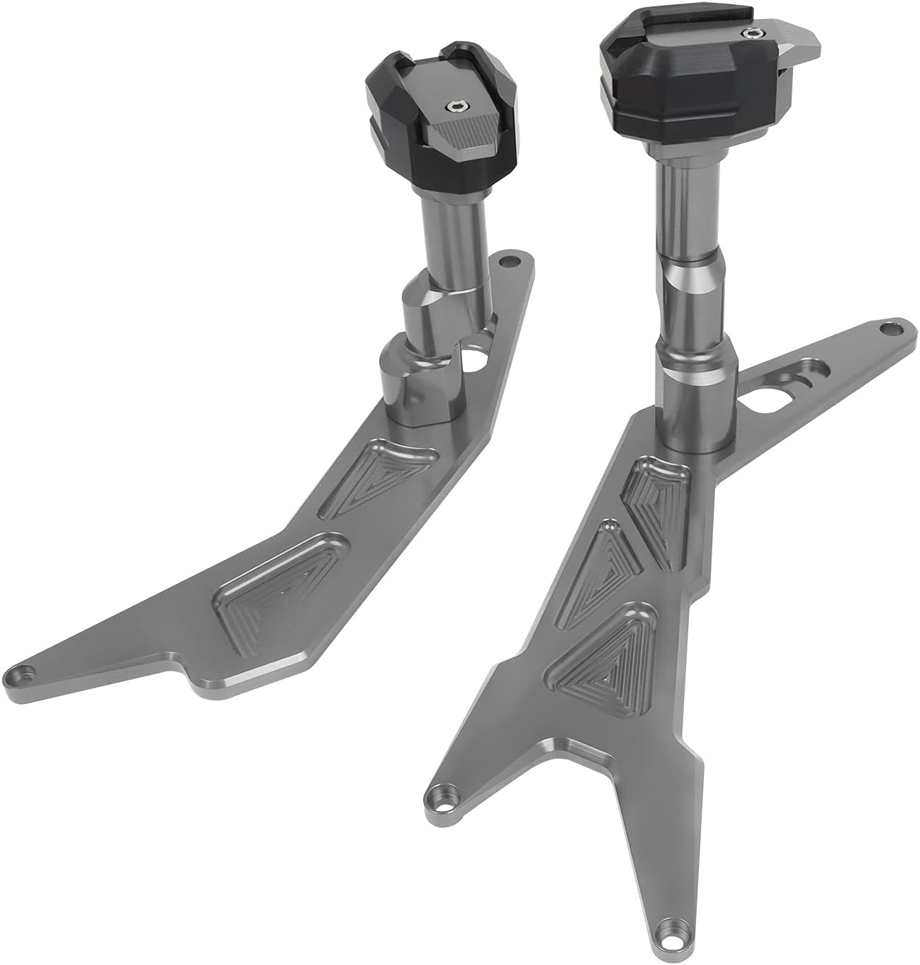 Compatible with Ninja 300 250 2013-2018 Frame Sliders CNC Aluminum Motorcycle Engine Guard Bodywork Fairing Falling Protection(Titanium)