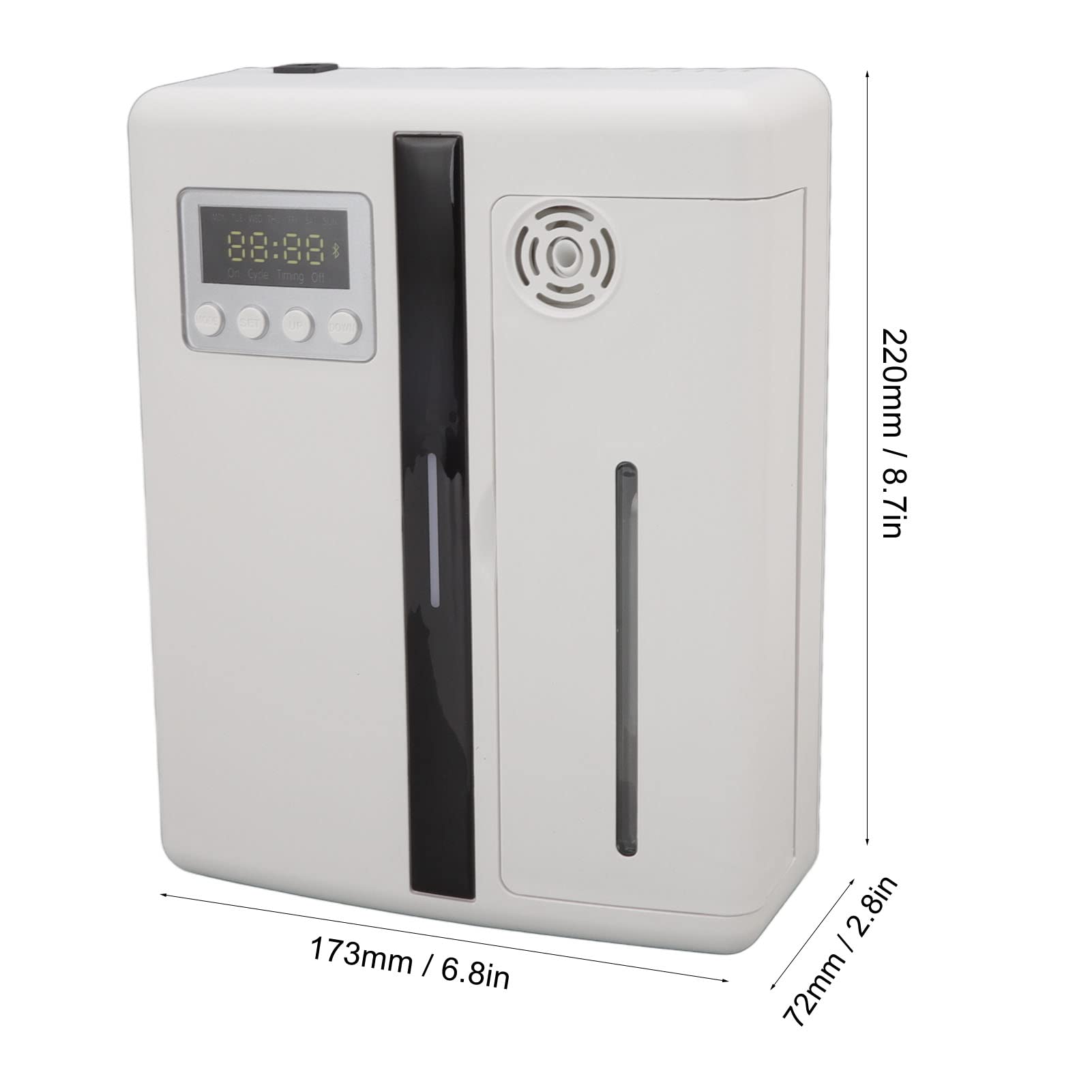 Asixxsix Machine à Air Intelligent, Diffuseur Professionnel D'huile Essentielle sans Eau avec Diffuseur D'arôme Automatique Technique de Nébulisation pour Huiles Essentielles pour Grande