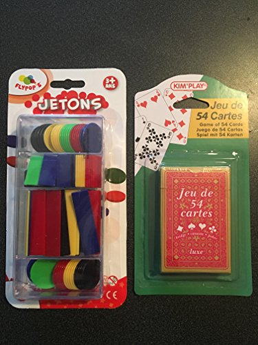 Equilibre et Aventure 1 set da 54 carte + 100 fiches colorati