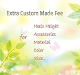 ElegantPark Extra Order Charge Fees for Shoes Custom Made Service For Women Wedding Bridal Shoes