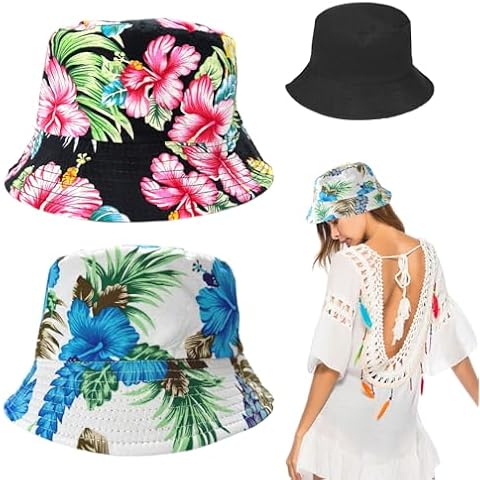 UILYNIU Reversible Bucket Hats for Summer Cover