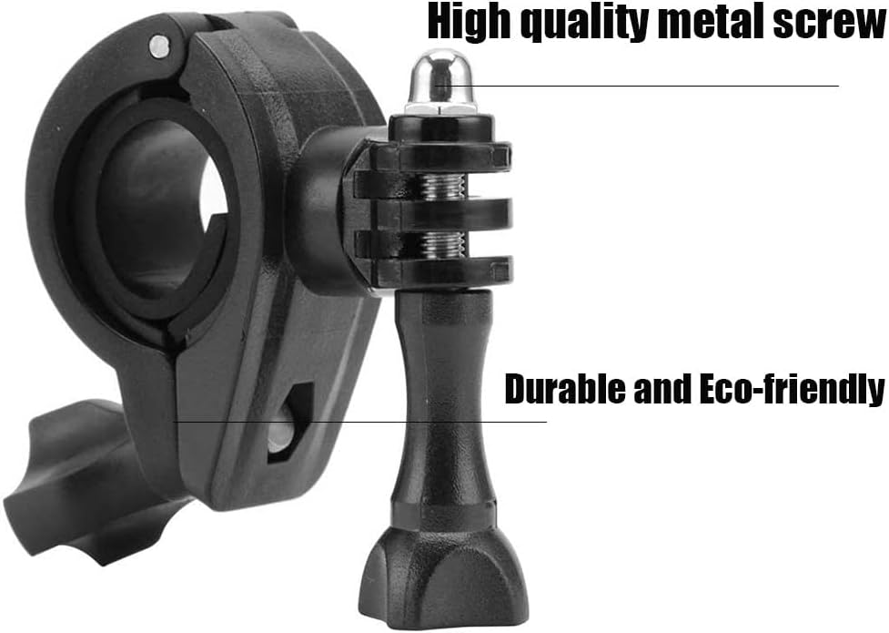 2 Pcs 360 Degree Rotation GoPro Bike Mount Handlebar Mounts Rotation Mounts for Gopro Hero 8 7 6 5 4 SJCAM Camera Accessories(Black) image 5