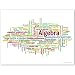 Algebra Word Cloud Poster
