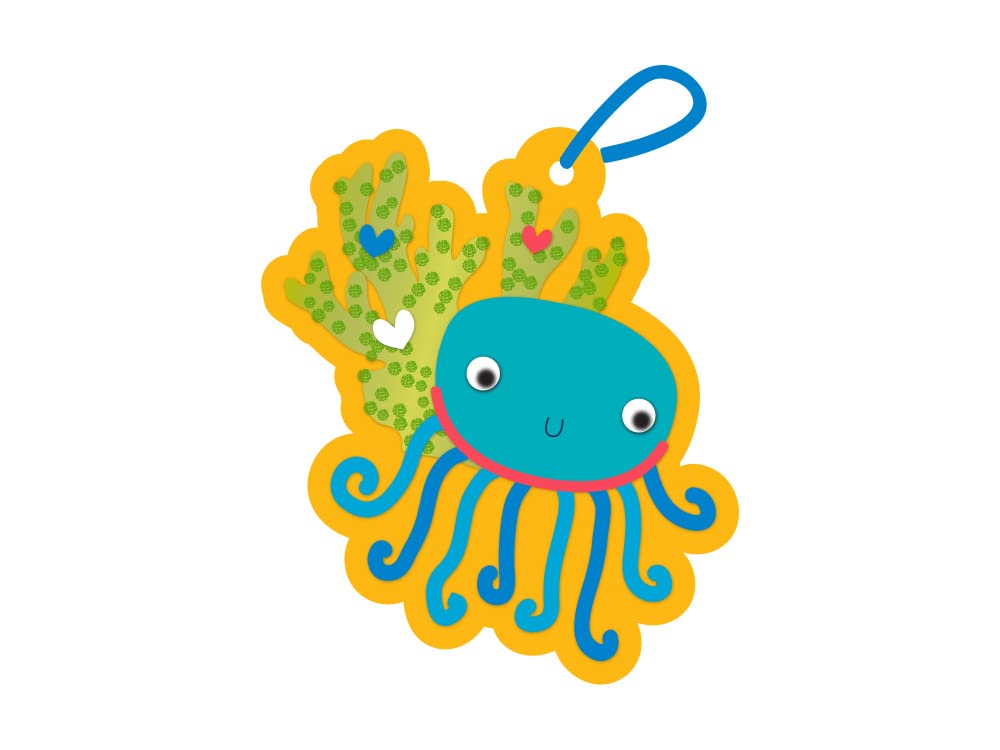 Krafty KidsFoam Fun Hanging Octopus Art Craft Kit - Makes 1