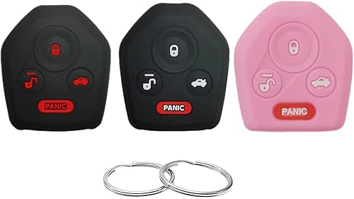 Funda de goma de silicona compatible con Subaru Crosstrek Forester Impreza Legacy Outback Tribeca WRX STI XV Crosstrek Ascent 2008-2023 (negro y