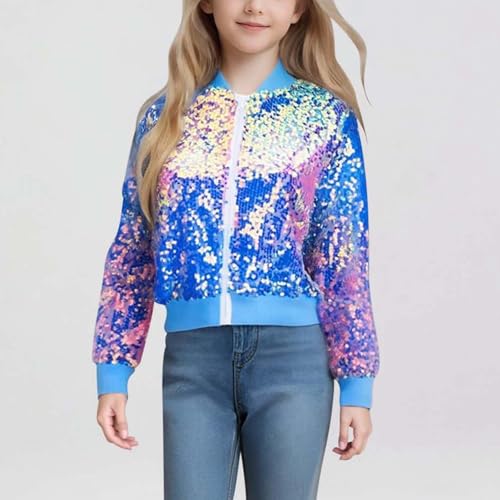 Clothes for Girls 10-12 Cute Outfits Sequin Baseball Jacket Kids Sparkly Beaded Dance Jacket Rave Vintage3
