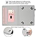 6.5-7.5 inch Universal Tablet Case, Newshine PU Leather Stand Cover for Samsung Galaxy Tab A/4 7.0 Tablet, Amazon Kindle Fire 7 (2015/2017) and Other Around 7.0'' Models, DC-Pink