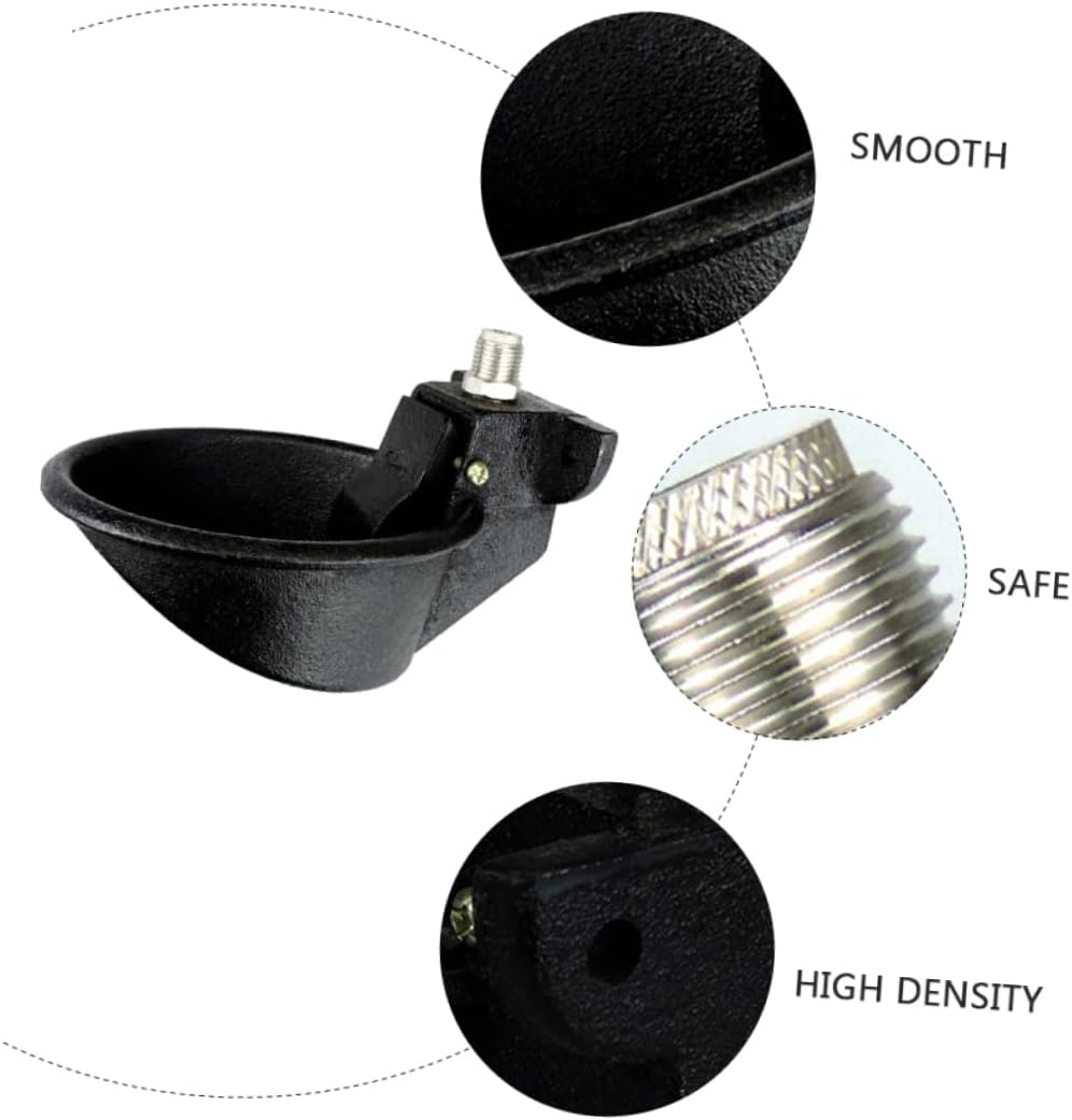 Pig Water Feeder Automatic Nipple Waterer Livestock Drinking Water Bowl