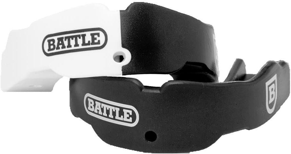 Battle Sports 2-Pack Mouthguard - Maximum Protection and Breathability, Strapless Braces-Friendly - Adult & Youth - Pack of 2