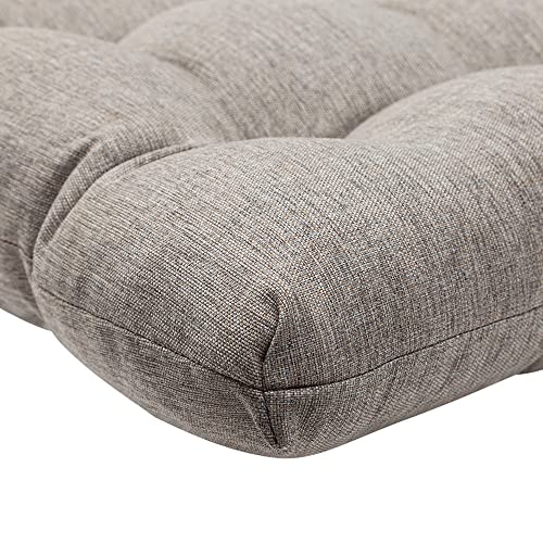 Image of QILLOWAY Outdoor Bench Cushion - 51x18x4 Inch Waterproof Patio Bench Cushion, Durable Bench Cushions for Outdoor Furniture, Replacement Outdoor Bench Cushions for Garden, Deck,Tan, Grey