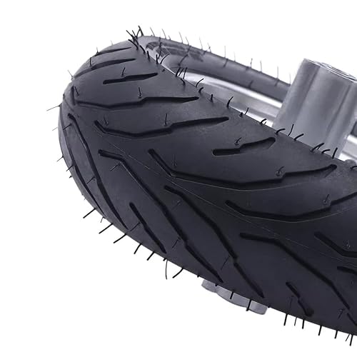 RustyVioum Motorcycle Rear Wheel Rim w/Tyre 110/50-6.5 Tire and Tube for 49cc 2 Stroke Mini Pocket Bike Pocket Alloy Rim Hub Inner Tube Accessories Replacement
