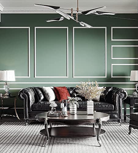 Dimoon 78.7"X17.7" Dark Green Peel And Stick Wallpaper Solid Green Contact Paper Pure Green Wall Paper Self Adhesive Green Wallpaper Removable Wallpaper Textured Drawer Liner Decorative Wall Vinyl Rol #TOP6