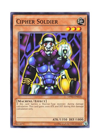 Amazon.co.jp: 遊戯王 英語版 OP03-EN016 Cipher Soldier (Updated 