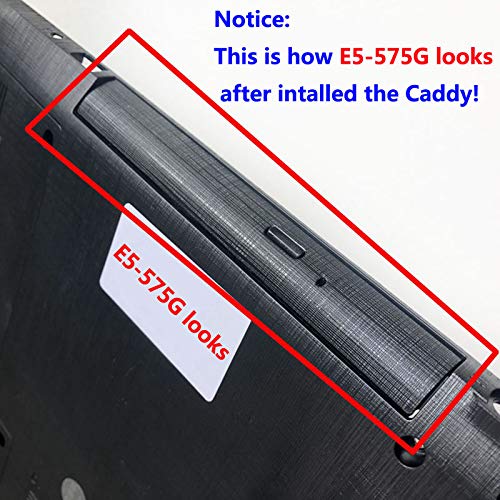 Caddy bandeja para 2do disco duro SSD para Acer Aspire miniatura 4
