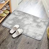 WOOAI Alfombra para el hogar, teñido con Corbata, alfombras Suaves de Felpa para Sala de Estar, Dormitorio, alfombras Antideslizantes, alfombras de absorción de Agua para Dormitorio