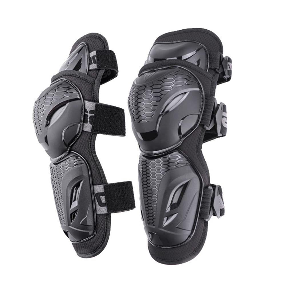 Rodilleras de Moto, Rodilleras/Coderas Protección Motocross Ajustables Resistente al Viento y a Las Caídas Protección de Rodilla con Espuma Amortiguadora Knee Pads