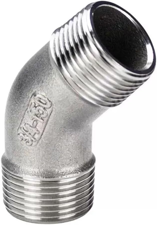 Raccord de tuyau 1/2 coude 45 degres pour installation de cuisine et arrosage jardin