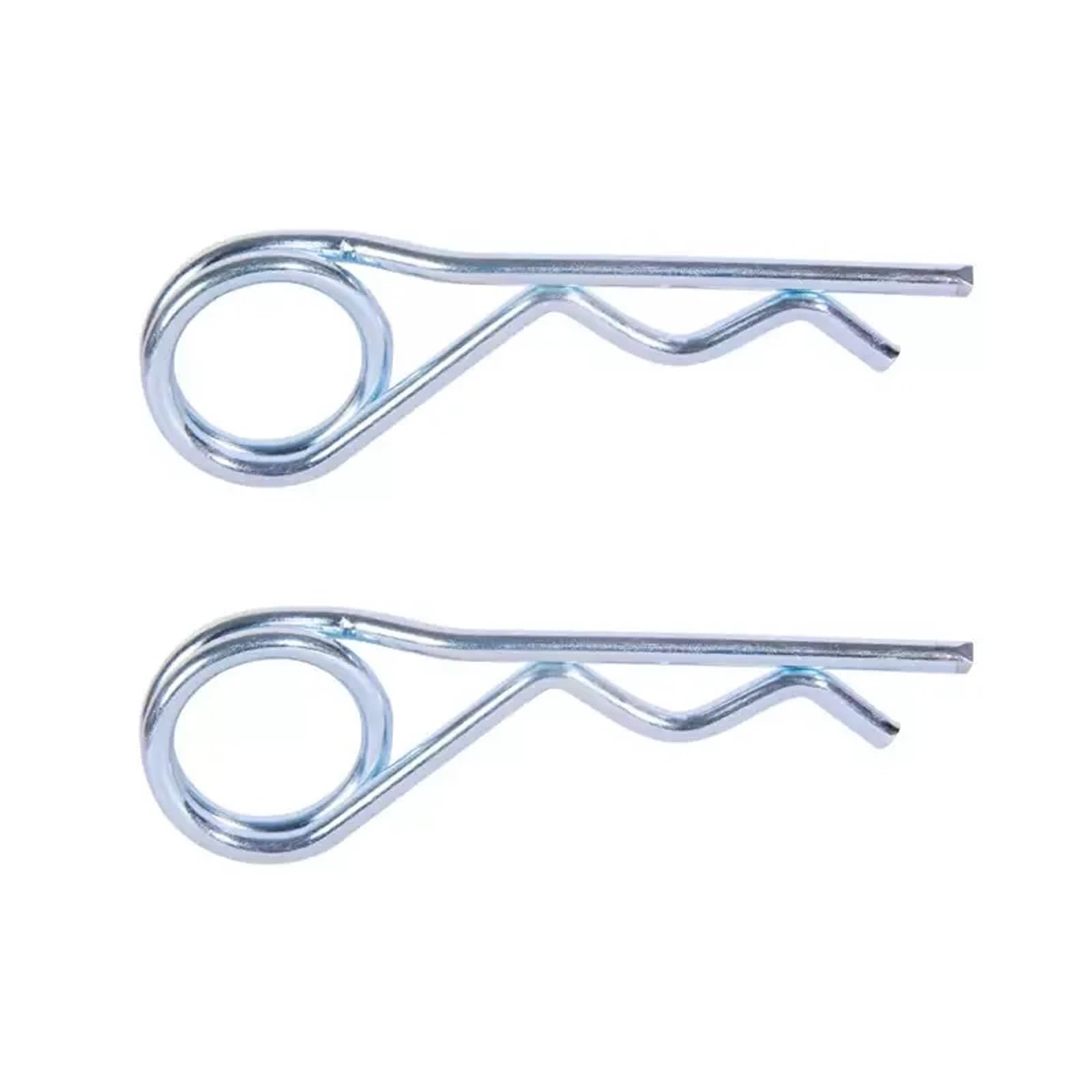 Coppiglie 20/10/5/2/1 pezzi di perni di fissaggio a doppio anello in acciaio con clip a R for rimorchi, passeggini, barche da carico(4x100mm 10pcs)