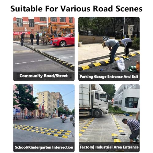 Reductores de velocidad de caucho de alta densidad y soluciones de gestión 7