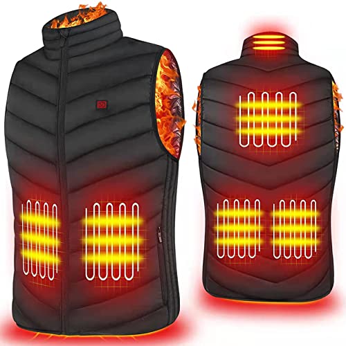 Chaleco calefactable USB ligero con 3 niveles de temperatura para invierno 2