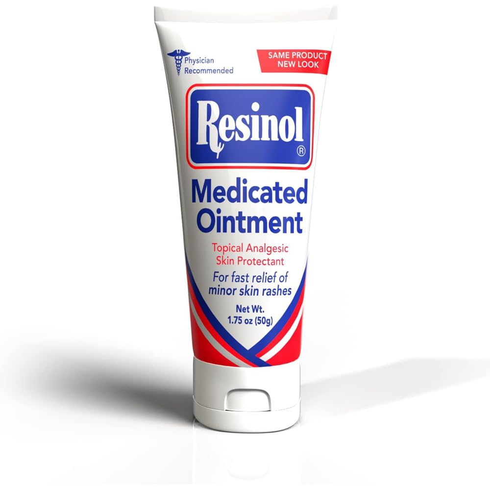 Resinol Medicated Ointment For Itch Relief And Protection Of Skin Rashes and Irritations 1 75 Ounce Tube