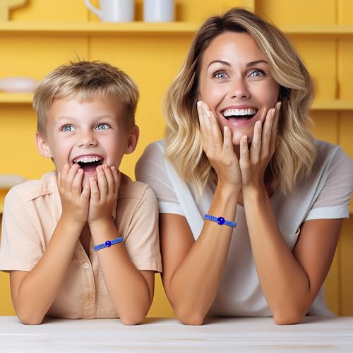 Auntie Nephew Bracelets Gifts for Aunt And 2 3 Nephews Gift from Auntie Two Three Nephews Matching Bracelets Set for 2 3 4 5 Pcs Birthday Beads String Bracelets Adjustable Jewelry with Cards Men Women Ideas4