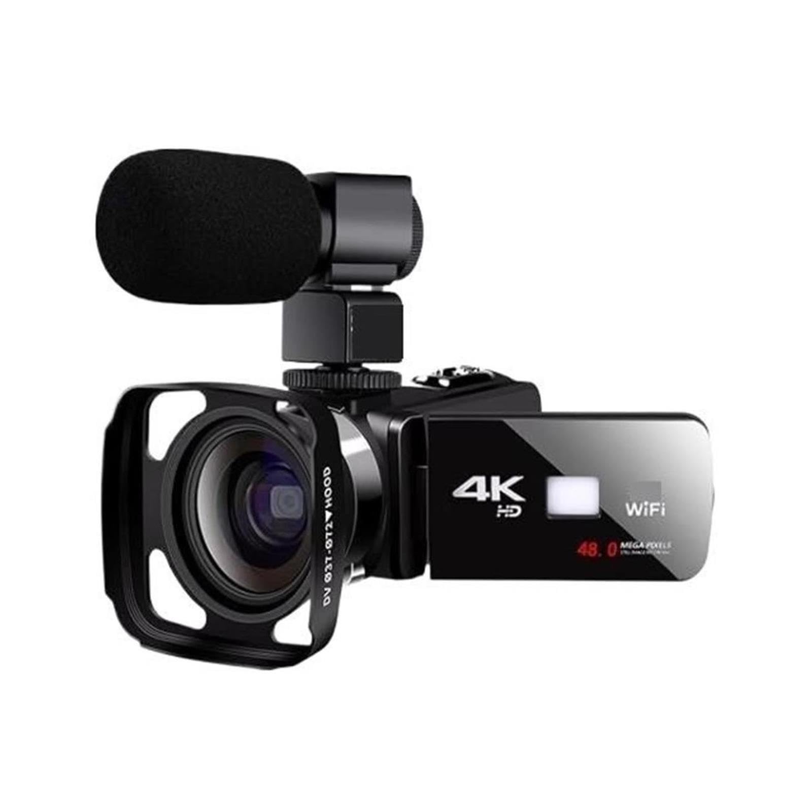Kamera Wideo 4K Do Nagrywania Vlogów 3,0-calowy Ekran Dotykowy