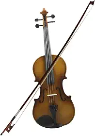 Kit de Violino Completo para Iniciantes com Estojo Rígido