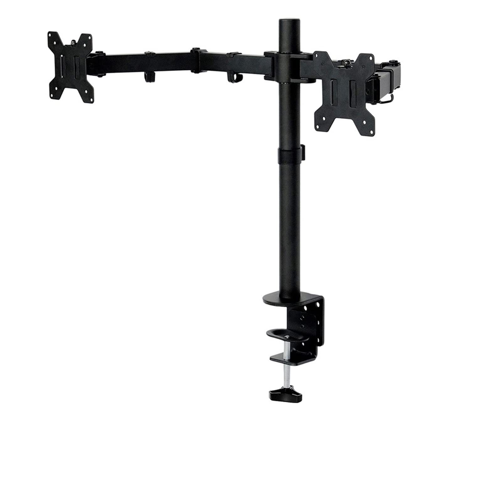 Aioneer Screen Stand, Desktop Clamping Full Motion 360 Degree Dual Monitor Holder Stand 10"-27" Lcd Led Monitor Mount Arm Loading 8Kgs Each Head