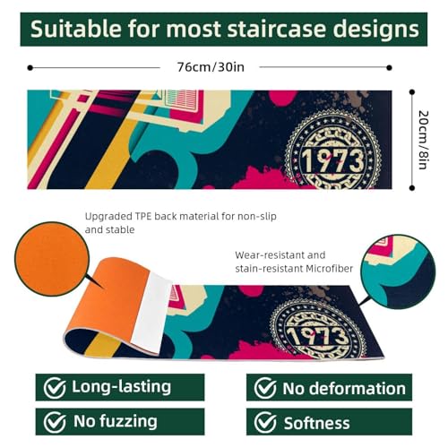 Peldaños de escalera de 8x30 pulgadas contra resbalones 5