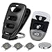 Produktbild Auto Schlüssel Funk Fernbedienung 1x Gehäuse 3 Tasten + 1x Tastenfeld + 3X Mikrotaster + 1x CR2032 Batterie für Hyundai/Kia