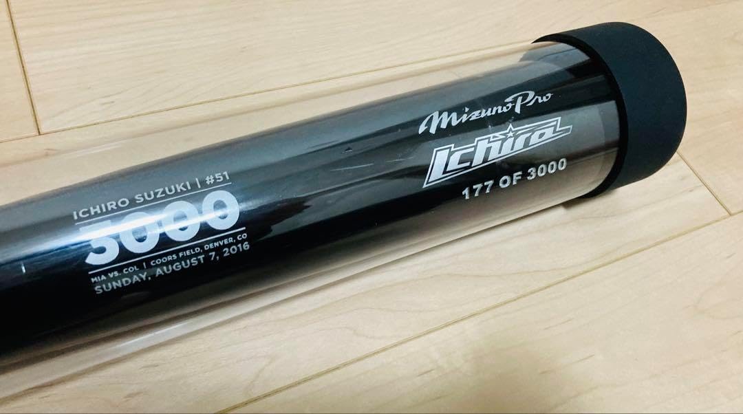 限定品】 イチロー2016年マーリンズ配布3000本安打記念バット限定品