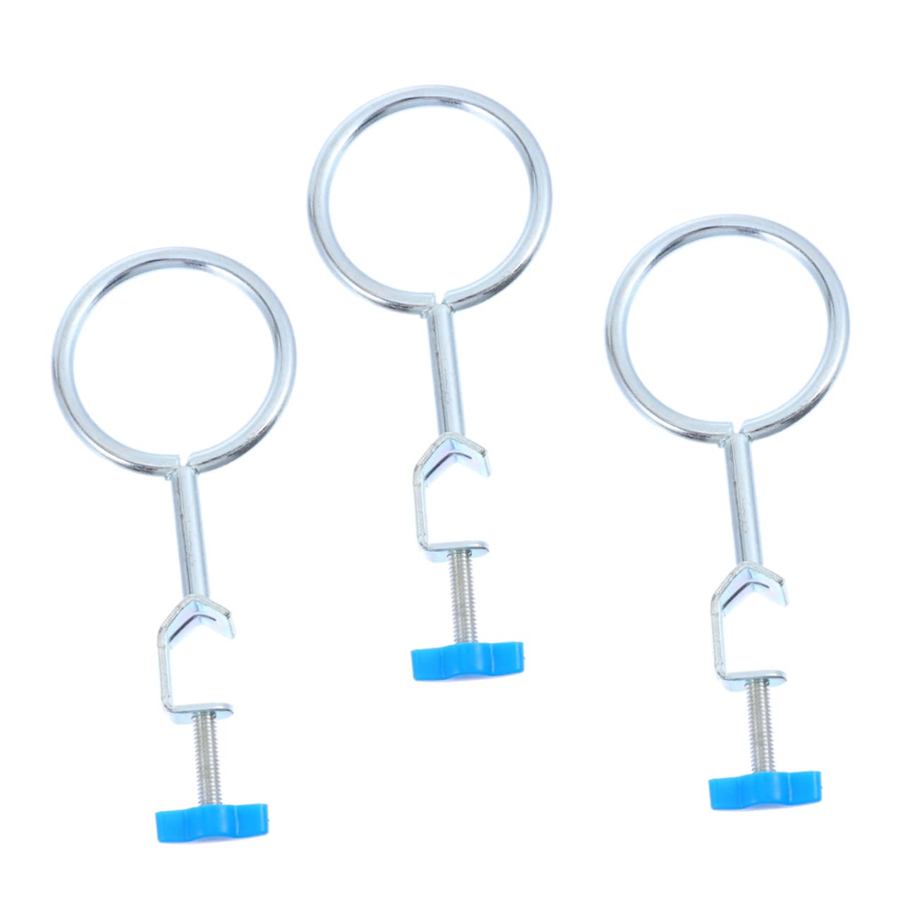 CIYODO 3pcs Experiment Equipment Beakers Support Ring Beakers Holder Ring Labs Retort Stand Ring Stand Kickstand Laboratory Support Devices Instruments Flask Jig Support Stand Clamps Iron