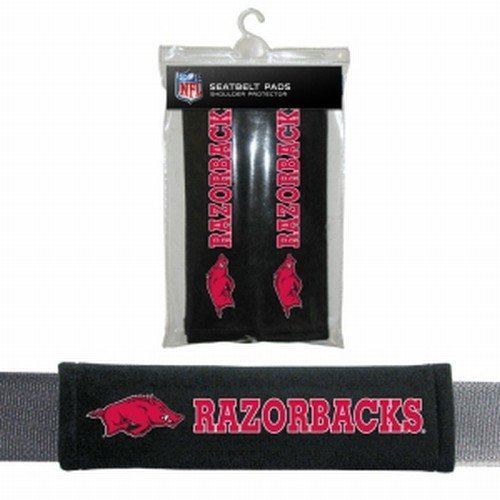 Fremont Die Arkansas Razorbacks Velour Seat Belt Pads