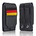 Produktbild Schwarze taktische Molle wasserdichte Handy-Tasche, robuste Handy-Holstertasche für iPhone 11, 12, 13 Pro Max Samsung S22 S21 S20 FE Note 20 A02S weniger 6,7 Zoll Handy mit 1 Packung Flaggen-Aufnäher