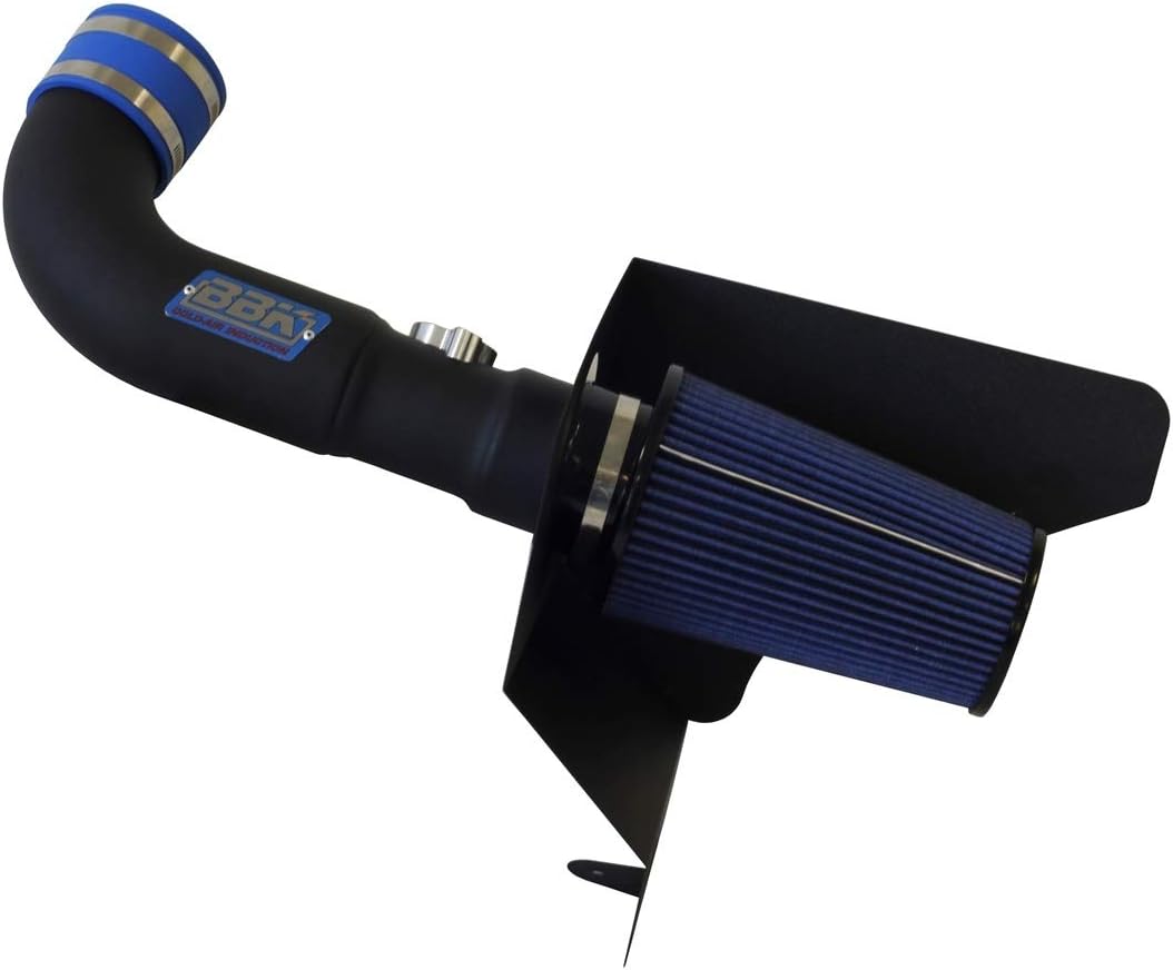 BBK 17375 Blackout Finish Cold Air Induction Intake System for Ford Mustang