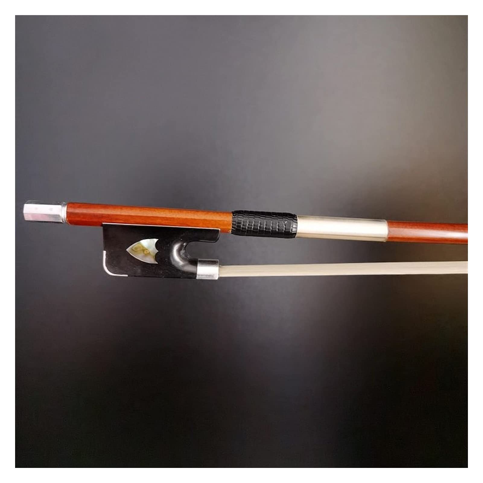 FLFL 4/4 Taglia Viola Arco di Alta qualità Pernambuco Rotondo Stick Argento Arco Violino Standard