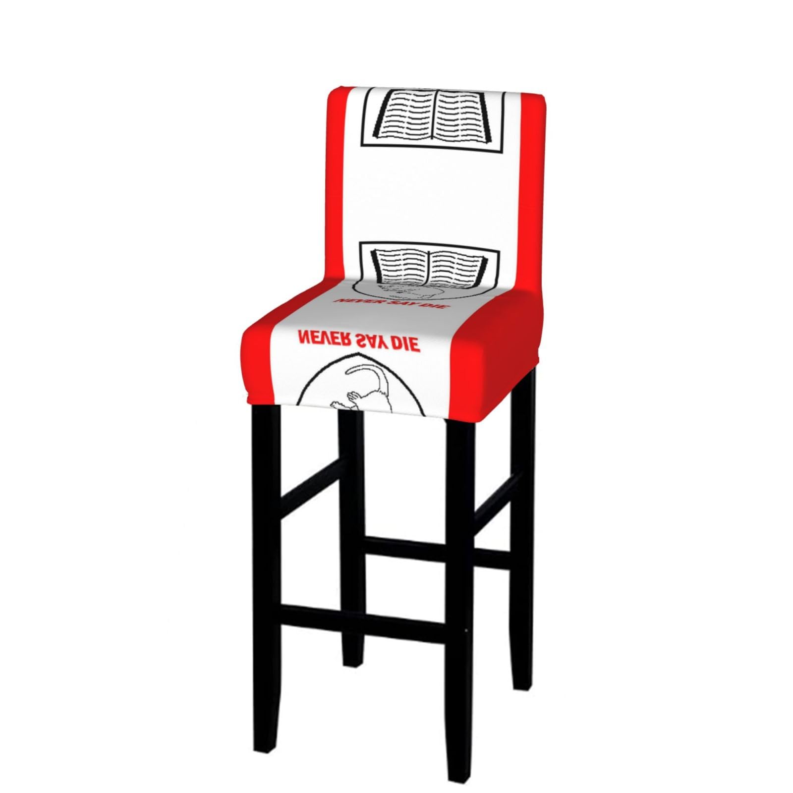 The Flag of Aklavik Bar Stool Cover-Stretchy Chair Slipcover for Kitchen