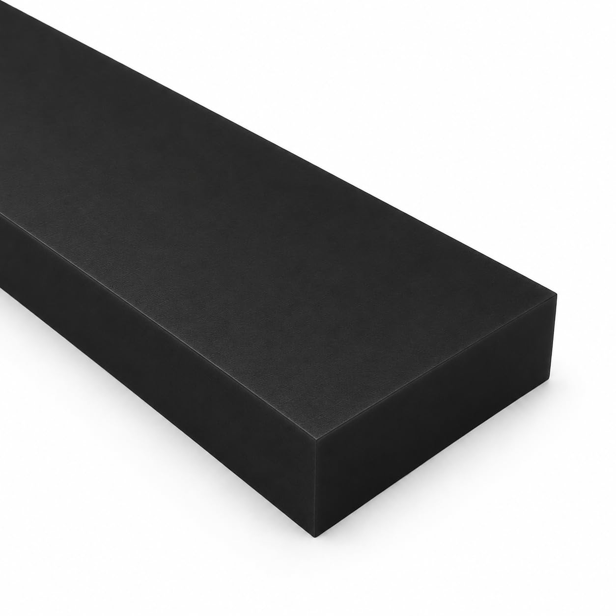 POM-C Platte schwarz, 5 mm, Zuschnitt 200 × 1000 mm