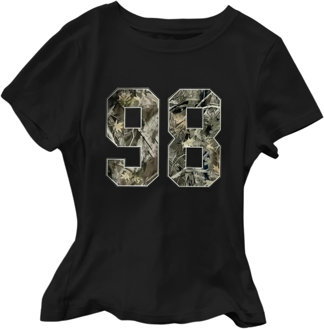 SOLY HUX Girl's Camo Number Graphic Tees Casual Crew Neck Short Sleeve T Shirts