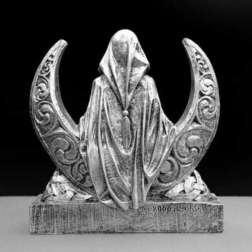 Estatua Triple Diosa Luna 20 cm Plata miniatura 4