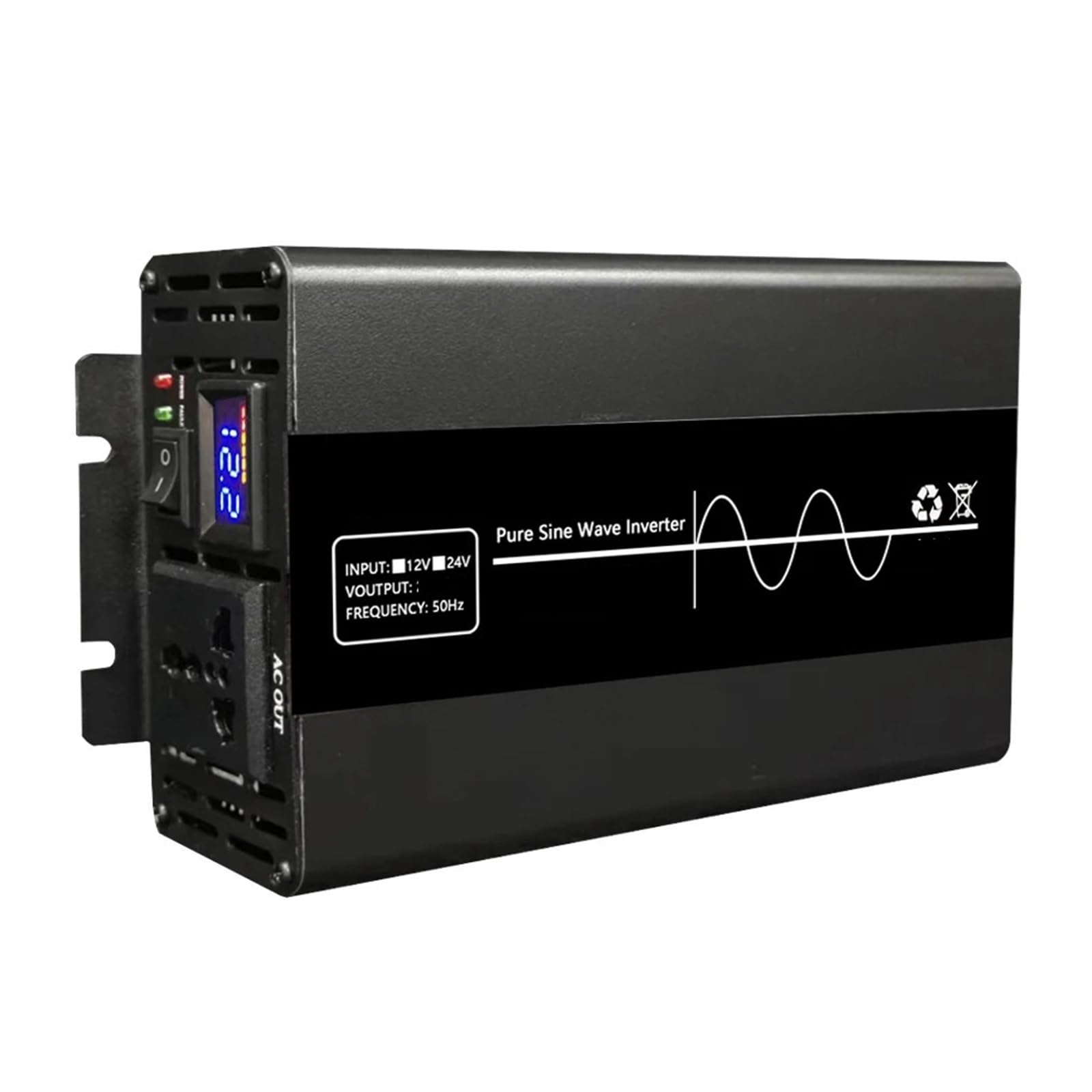 Onduleur sinusoïdal pur 12V 5000W convertisseur solaire et batterie portable