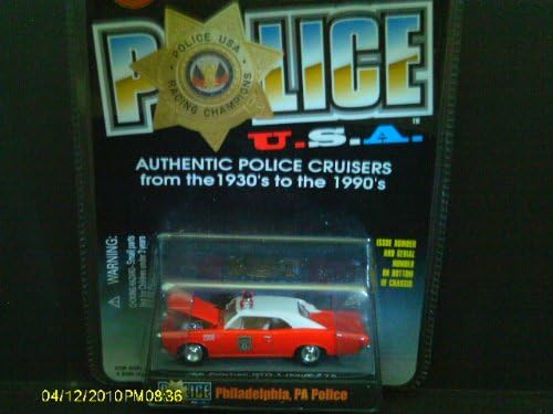 Police USA Racing Champions Cruisers Philadelphia, PA Police