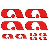  SUPERSTICKI Adria Logo Aufkleber Sticker wohnmobil Camper Wohnwagen Caravan 10 Stücke Pieces aus Hochleistungsfolie Aufkleber Autoau