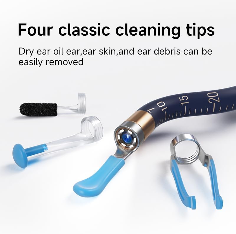 Bebird Replacement Tips Ear 14 Pieces Waterproof Silicone Ear Spoon for Ear Wax Removal Endoscope BEBIRD Original Ear Cleaner Tips Set for Bebird Earsight Plus R37R/ B31R/ D39R & R1 Ultra image 5