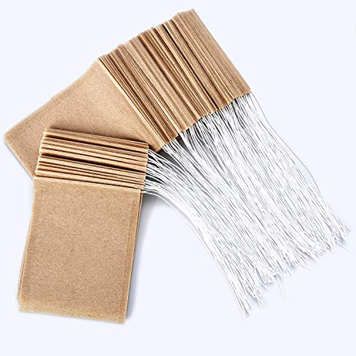 Sachets de thé avec cordon de serrage en format compact 2,36x3,15 pouces - 4