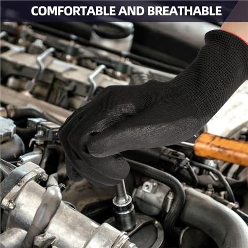 Gants de sécurité en polyuréthane anti-dérapants pour la manutention