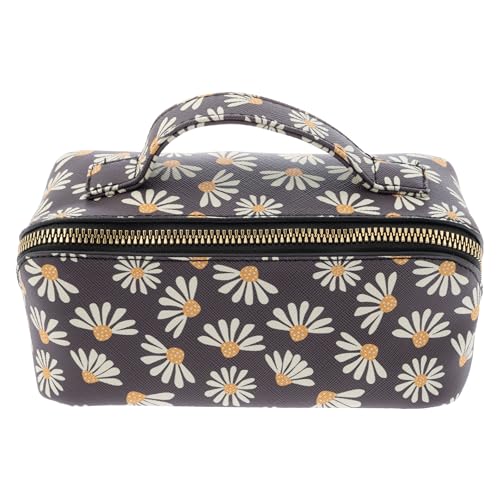 Karma Women's Zip Cosmetic Bag, Daisy