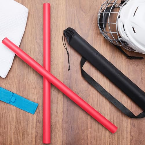 Motionchic 8 Pieces 23.6 Inches Kali Sticks Foam Padded Escrima Sticks for Safe Practice Training Martial Arts and Karate with 4 Carry Bag Case(Red) - Thumbnail 7